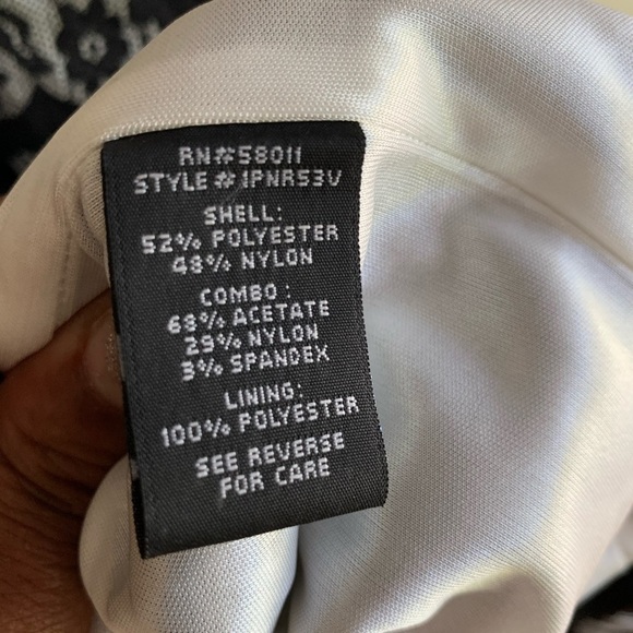 JAX black white bodycon dress size 4 - Picture 6 of 10